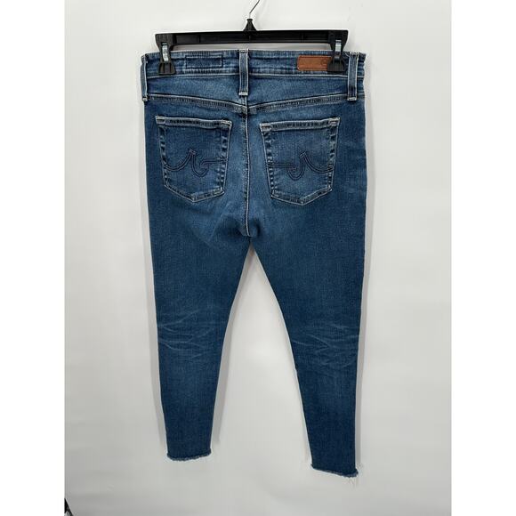 AG DENIM Farrah Skinny Ankle High Rise Skinny Denim Jean in 12 Year Fluid // 27 - Picture 8 of 14